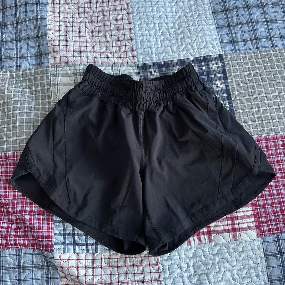 Women's Black Lululemon Shorts